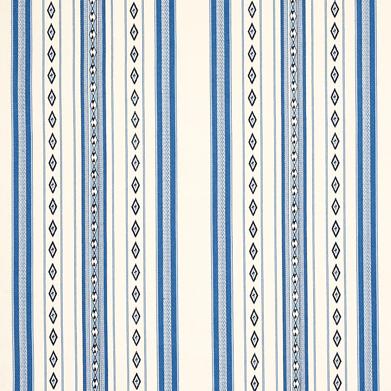 Purchase 80271 Dakota Stripe, Blue by Schumacher Fabric