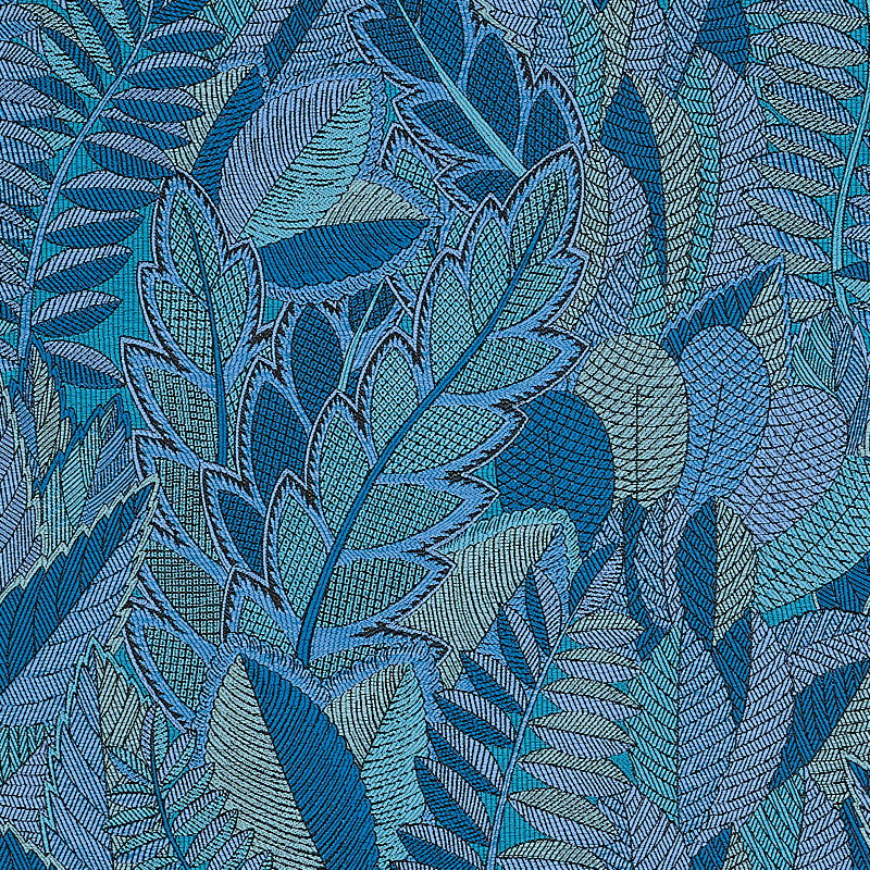 Search 80563 Japura Forest Blues by Schumacher Fabric