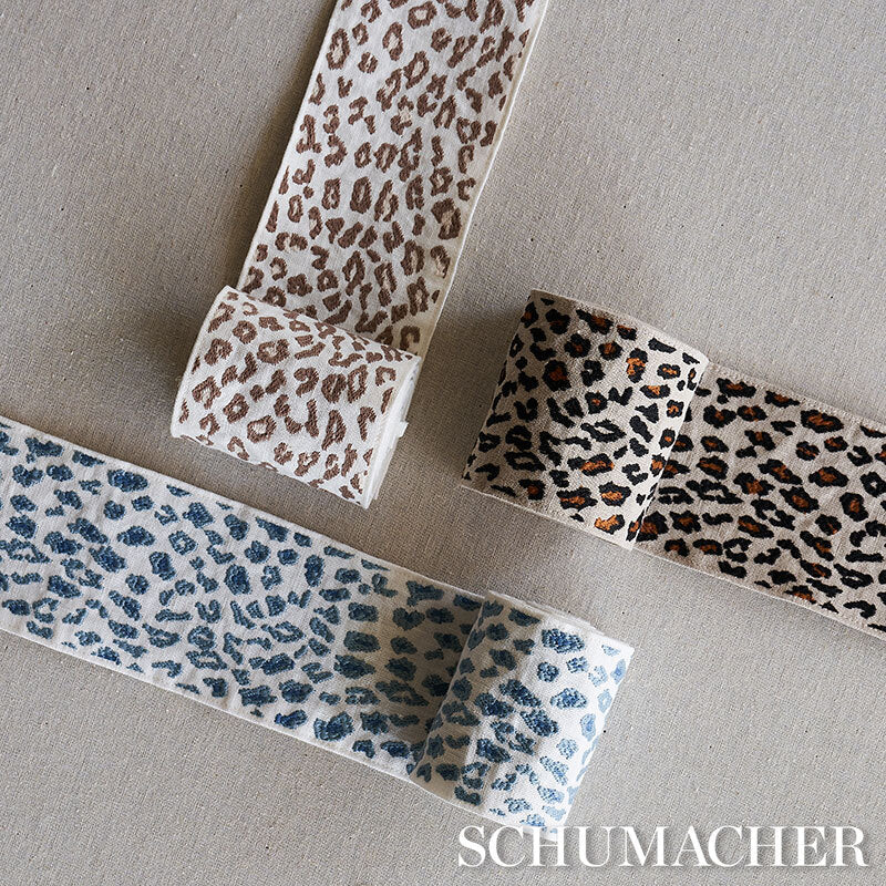 Purchase 80570 | Safari Trim, Black & Caramel - Schumacher Trim