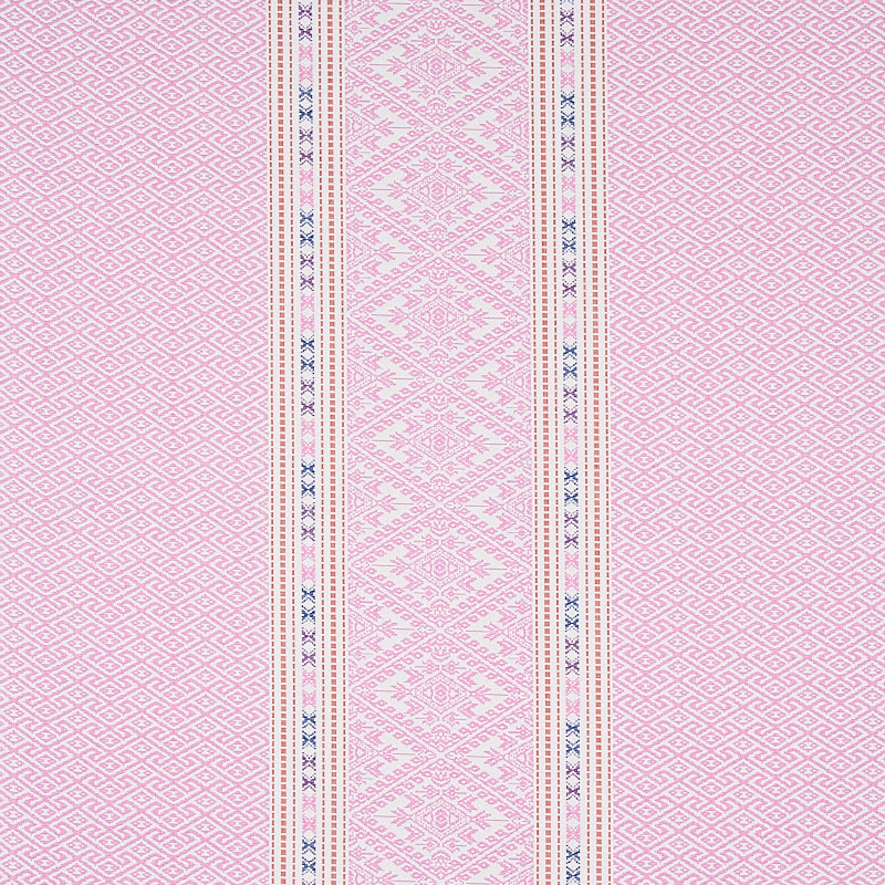 Looking 80612 Ruiz Jacquard Pink by Schumacher Fabric