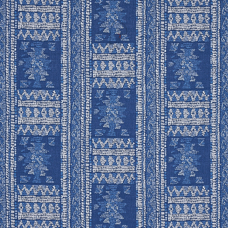 Order 80630 Maracena Jacquard Blue by Schumacher Fabric