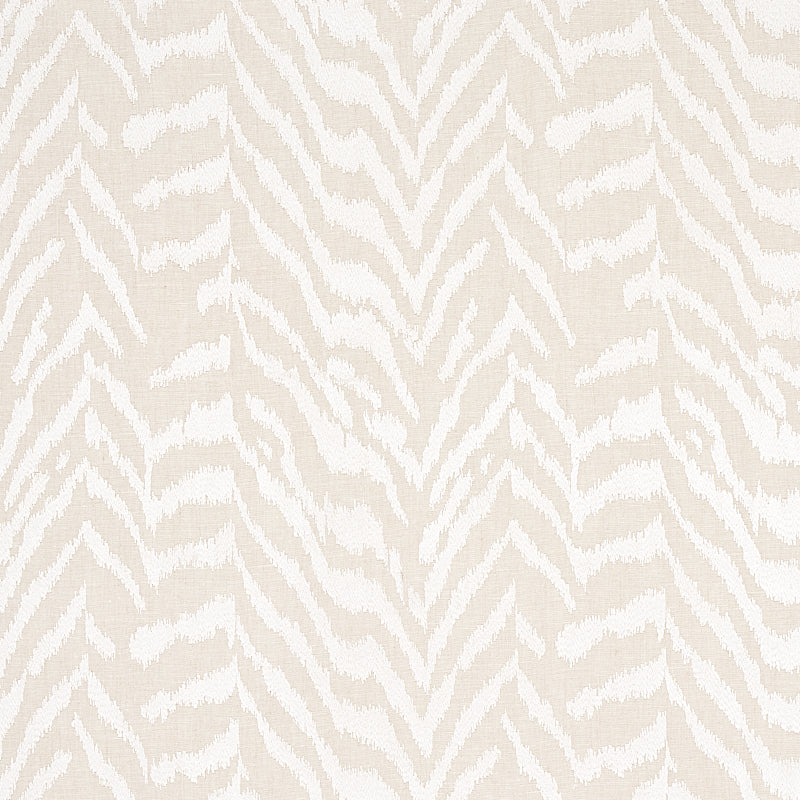 Order 80670 Quincy Embroidery On Linen White by Schumacher Fabric