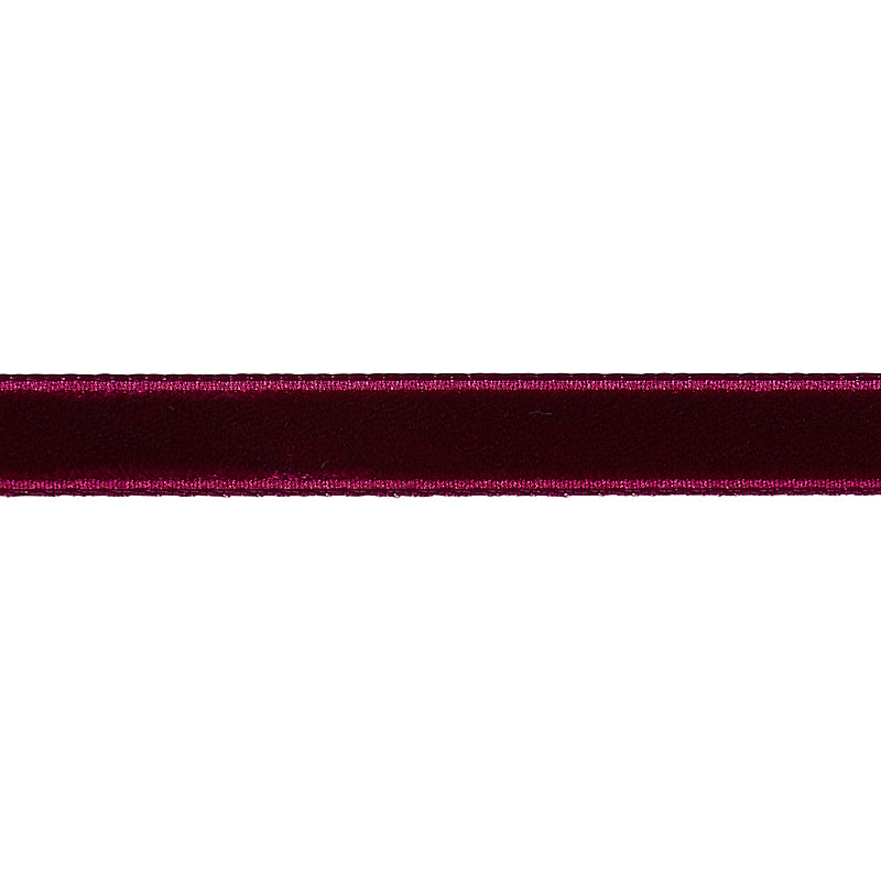 Purchase 80928 | Velvet Tape Narrow, Aubergine - Schumacher Trim