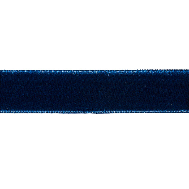 Purchase 80944 | Velvet Tape Medium, Saphire - Schumacher Trim