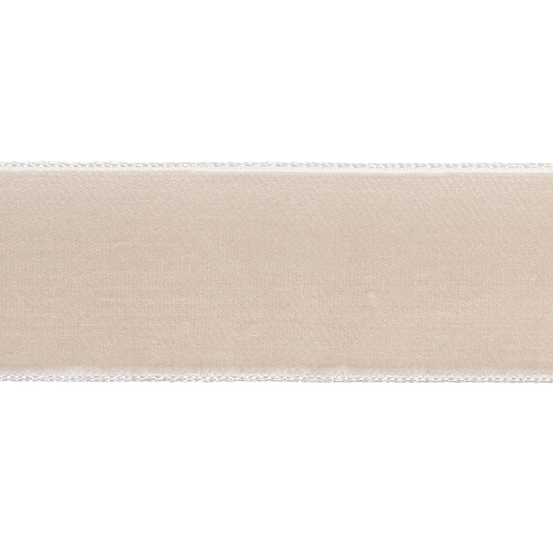 Purchase 80961 | Velvet Tape Wide, Dove - Schumacher Trim