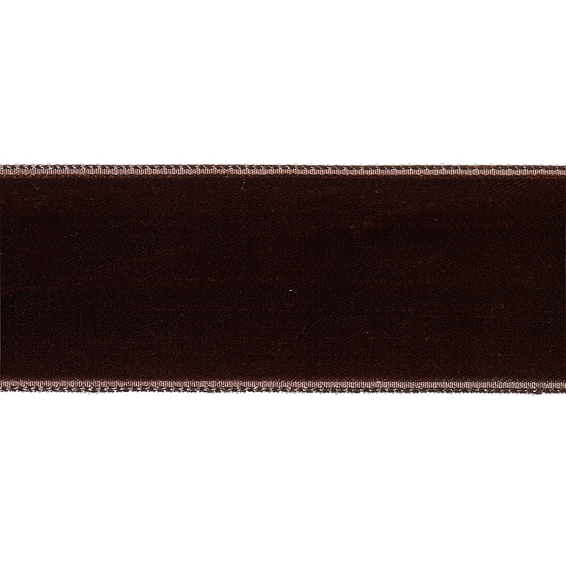 Purchase 80969 | Velvet Tape Wide, Truffle - Schumacher Trim