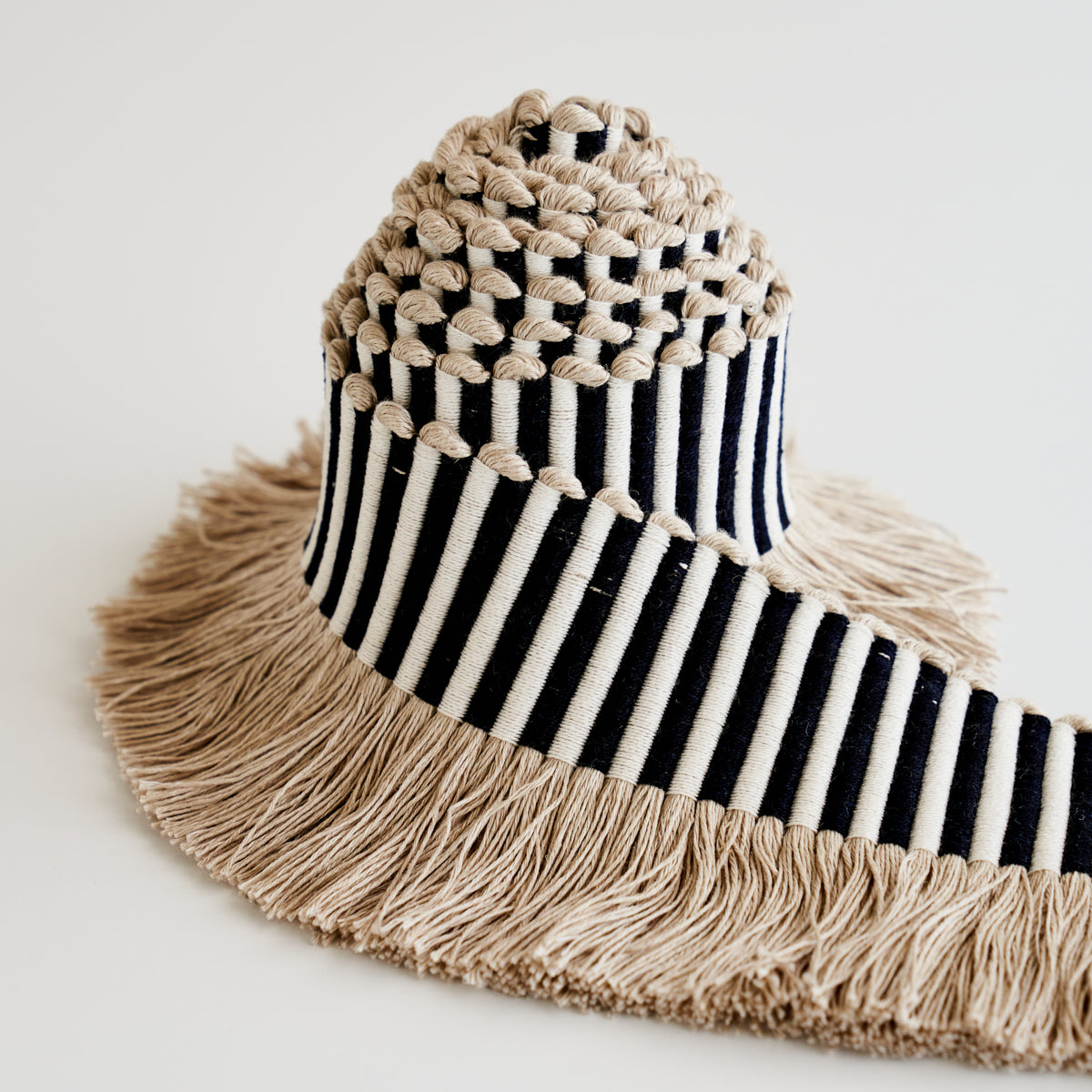 Purchase 81212 | Graphic Fringe, Black - Schumacher Trim