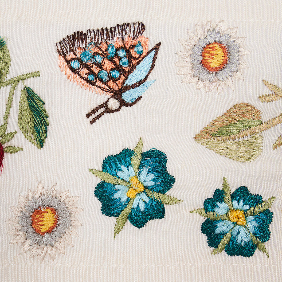 Purchase 81240 | Royal Silk Embroidery Trim, Multi - Schumacher Trim