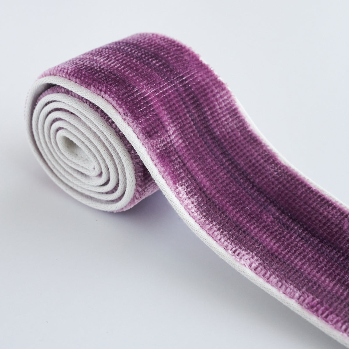Purchase 81293 | Gaspard Velvet Tape Narrow, Eggplant - Schumacher Trim