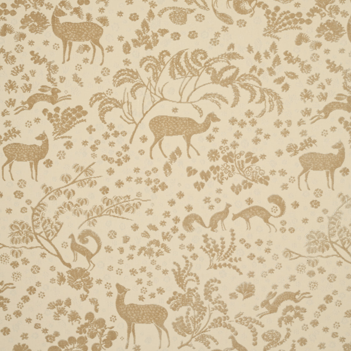View 81311 Arbor Forest Champagne by Schumacher Fabric