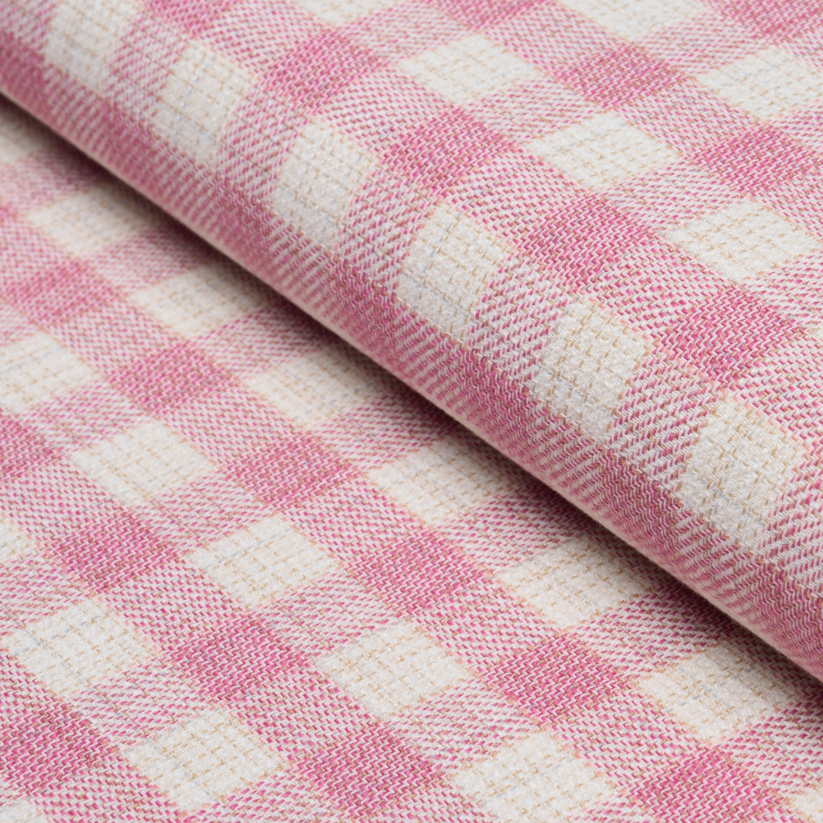 Purchase 81414 | Martina Plaid Indoor/Outdoor, Pink - Schumacher Fabric