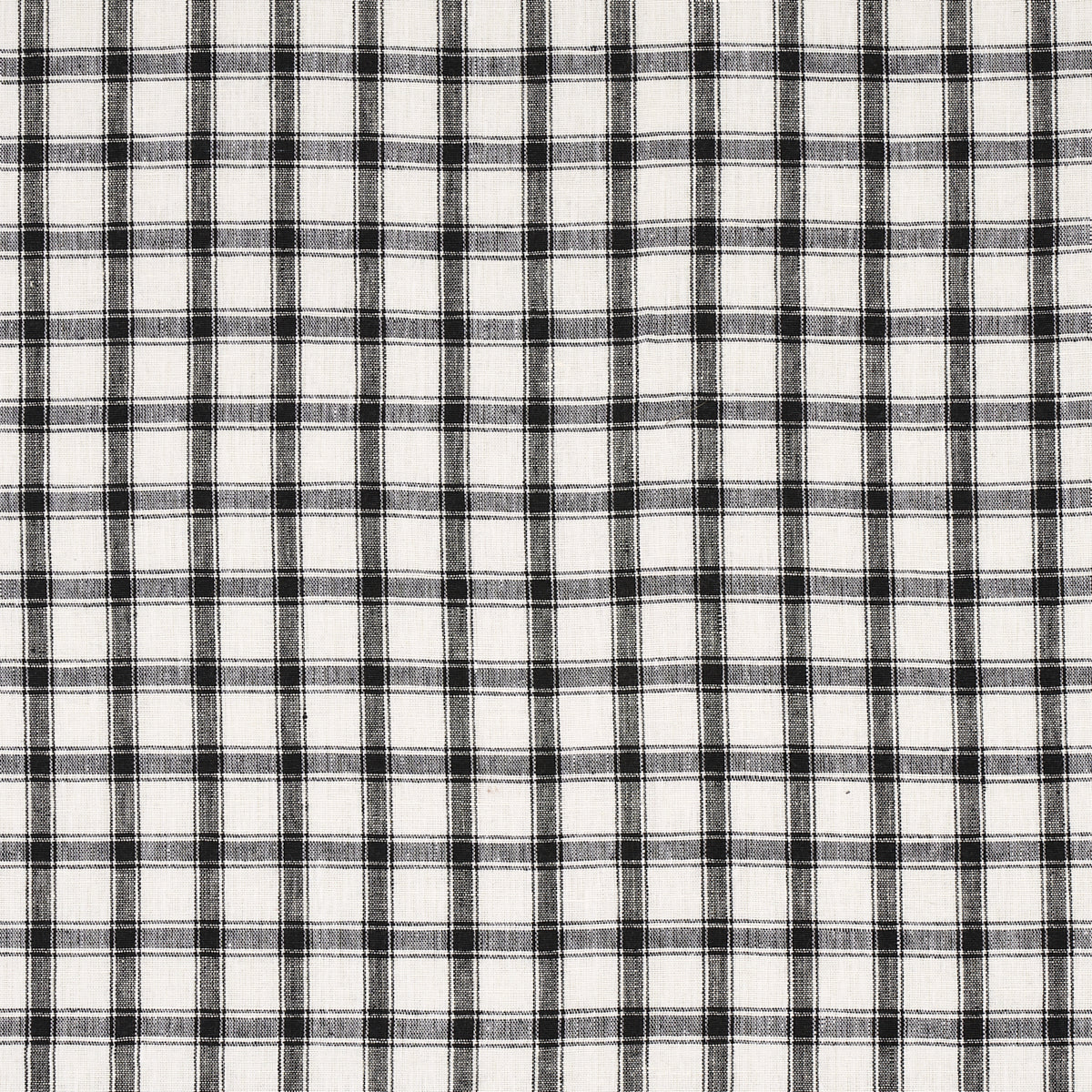 Purchase 81452 Crawford Linen Check, Basalt by Schumacher Fabric