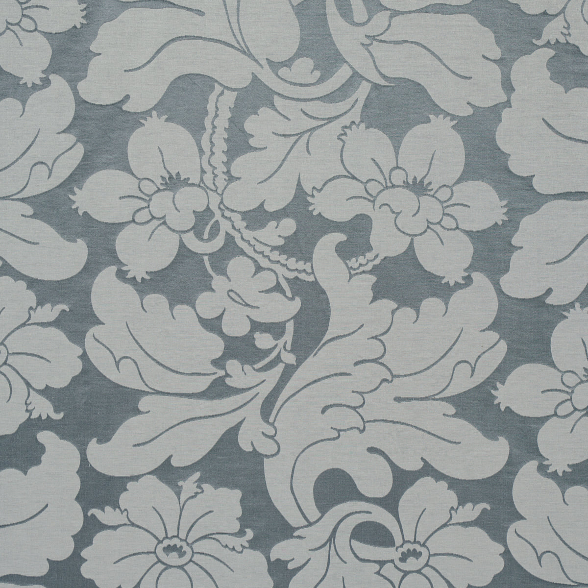 Purchase 81462 Dandridge Damask, Palace Slate by Schumacher Fabric
