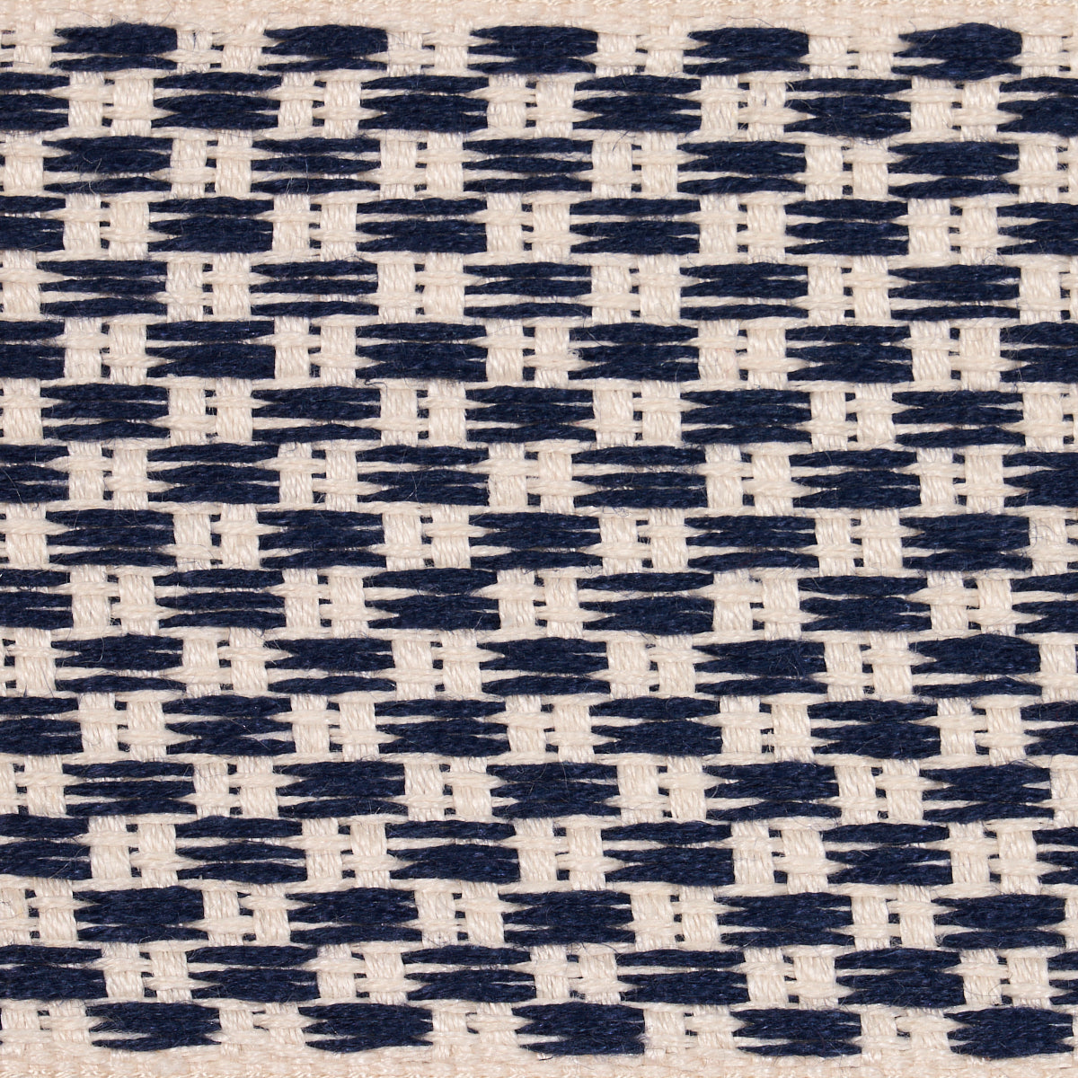 Purchase 81640 | Crawford Check Tape Wide, Indigo - Schumacher Trim