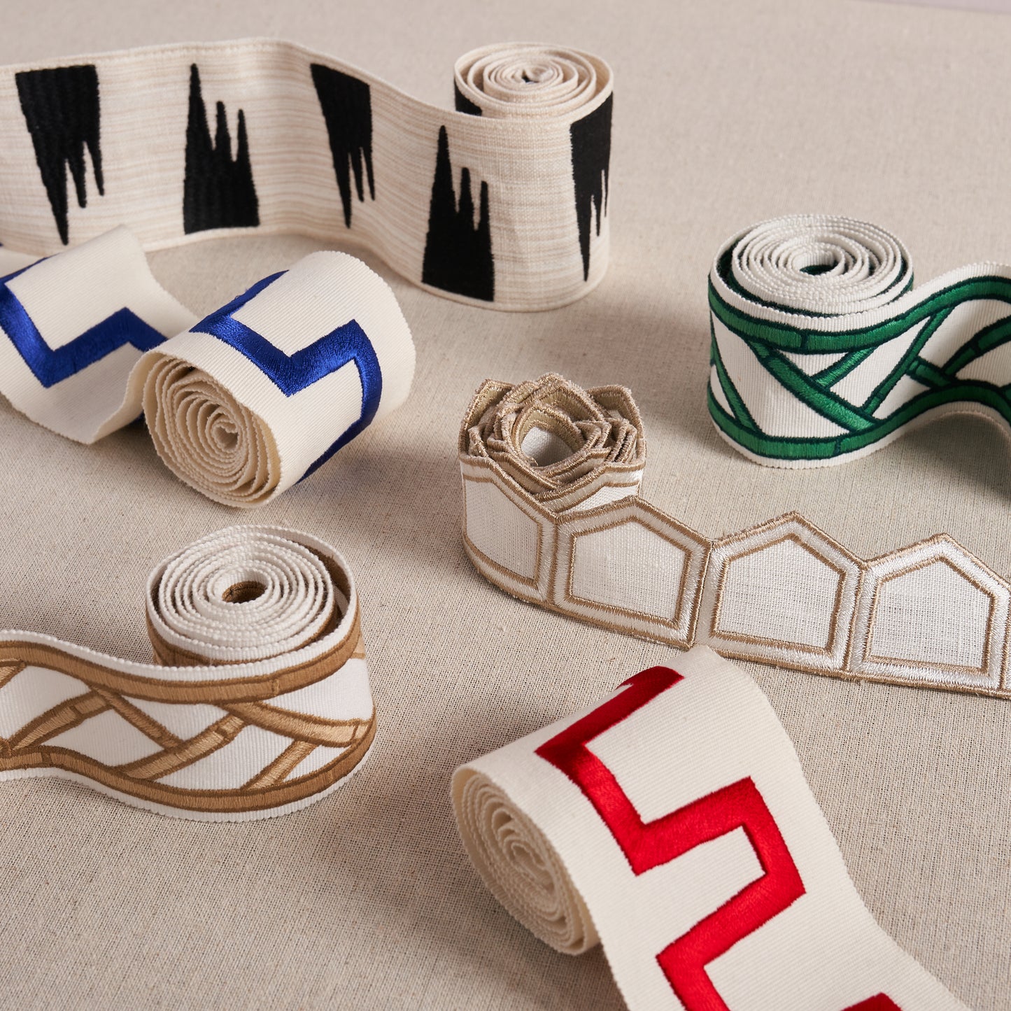 Purchase 81772 | Corbu Tape, Red - Schumacher Trim