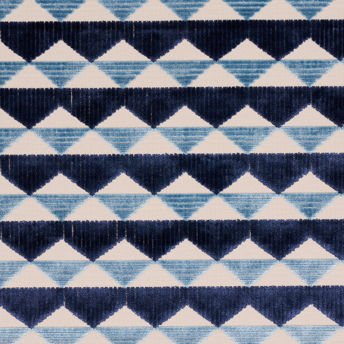 Purchase 81820 Ridge Line Velvet, Slate Blue by Schumacher Fabric