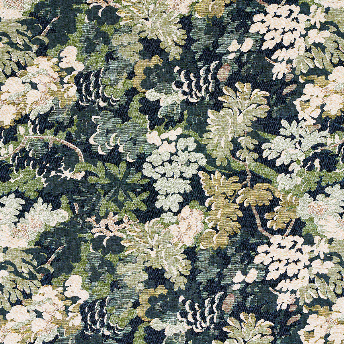 Purchase 81850 Verdure Tapestry, Peacock by Schumacher Fabric