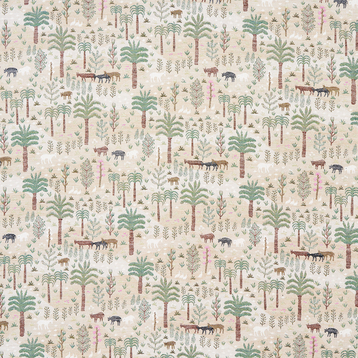 Purchase 81962 Las Colinas Scenic Tapestry, Natural by Schumacher Fabric