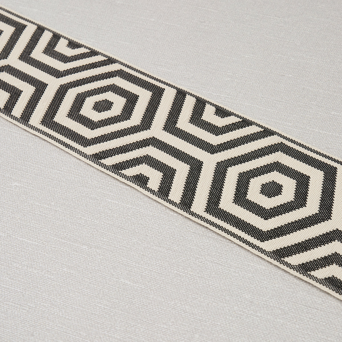 Purchase 82452 | Bees Knees Indoor/Outdoor Tape, Black - Schumacher Trim