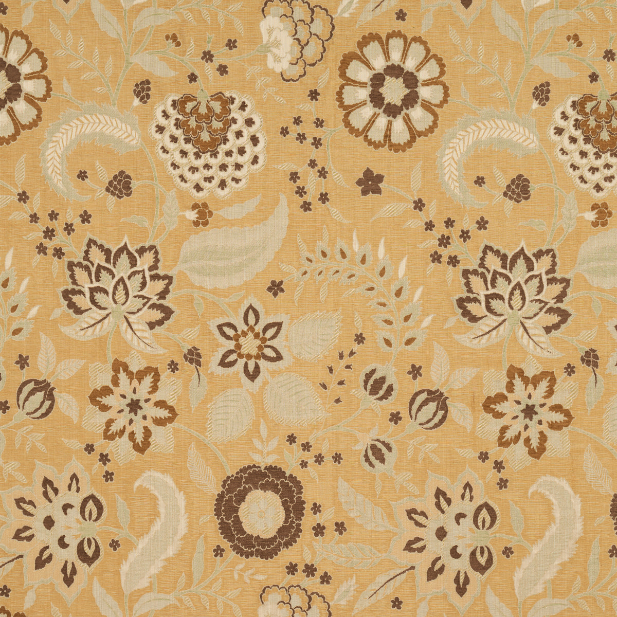 Purchase 83131 | Alessia Floral, Gold - Schumacher Fabric