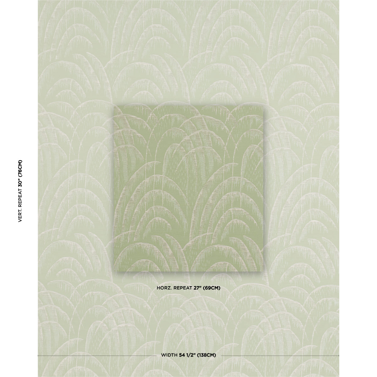 Purchase 83161 | Voussoir Moderne, Celedon - Schumacher Fabric