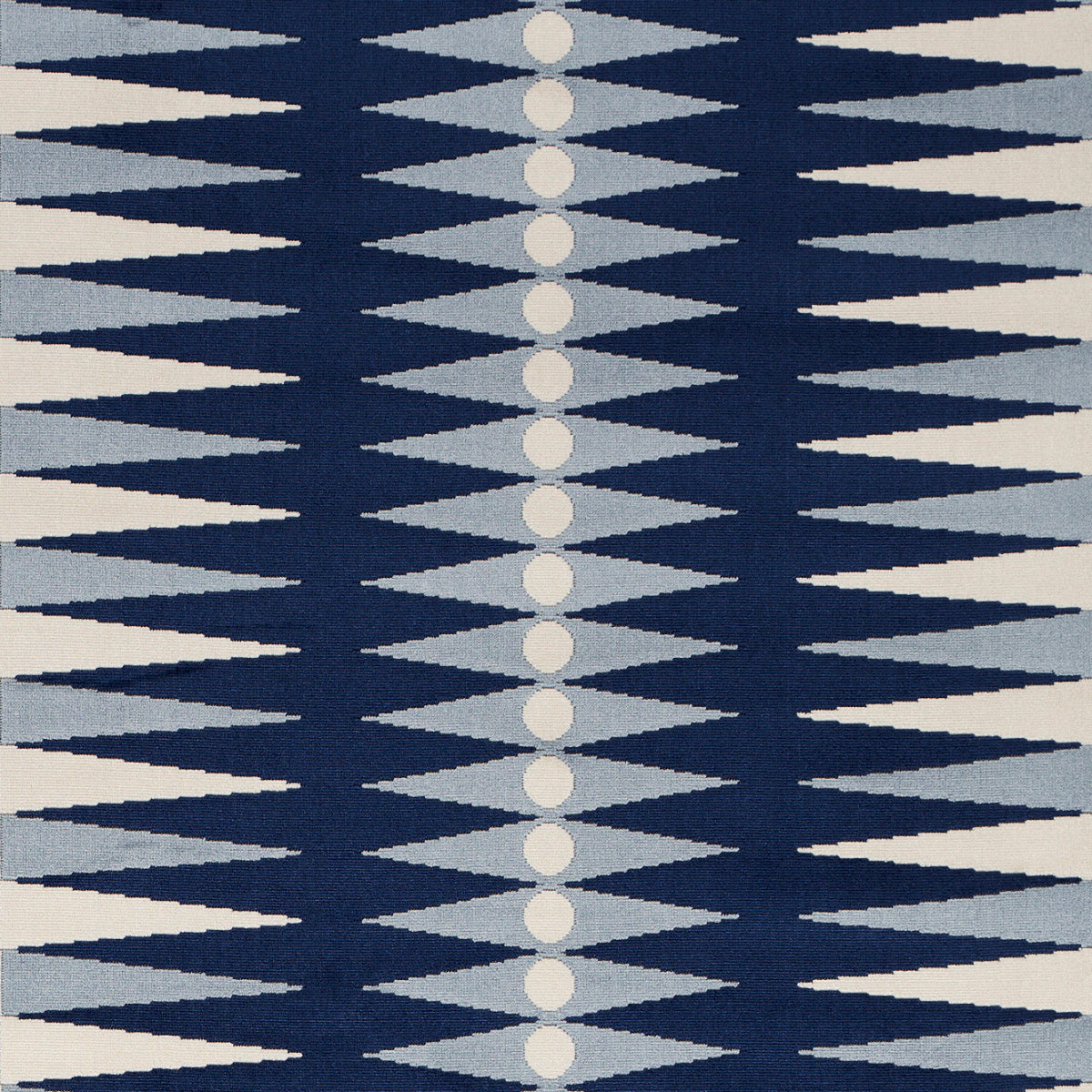 Purchase 83200 | Backgammon Cut Velvet, Blue - Schumacher Fabric