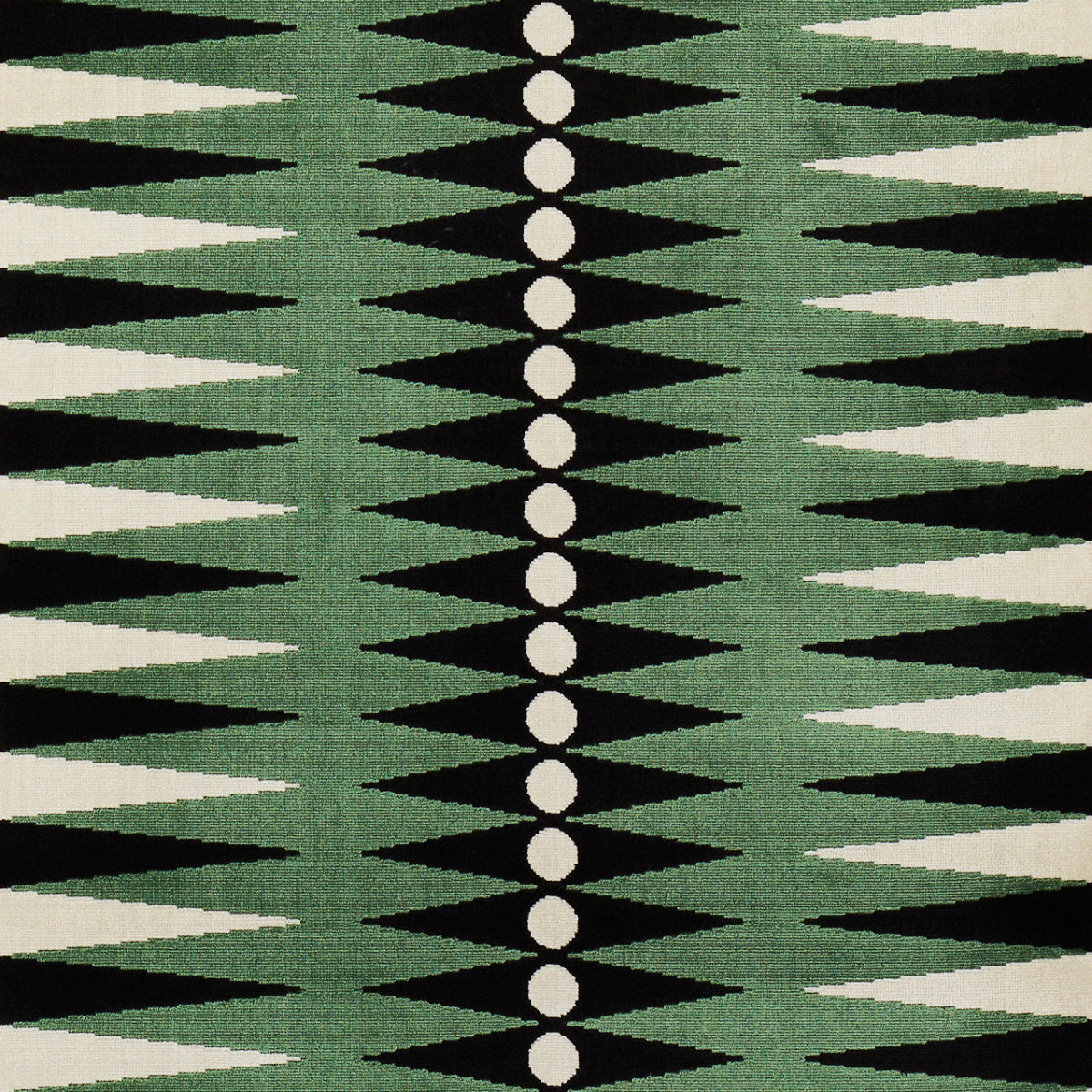 Purchase 83202 | Backgammon Cut Velvet, Green - Schumacher Fabric