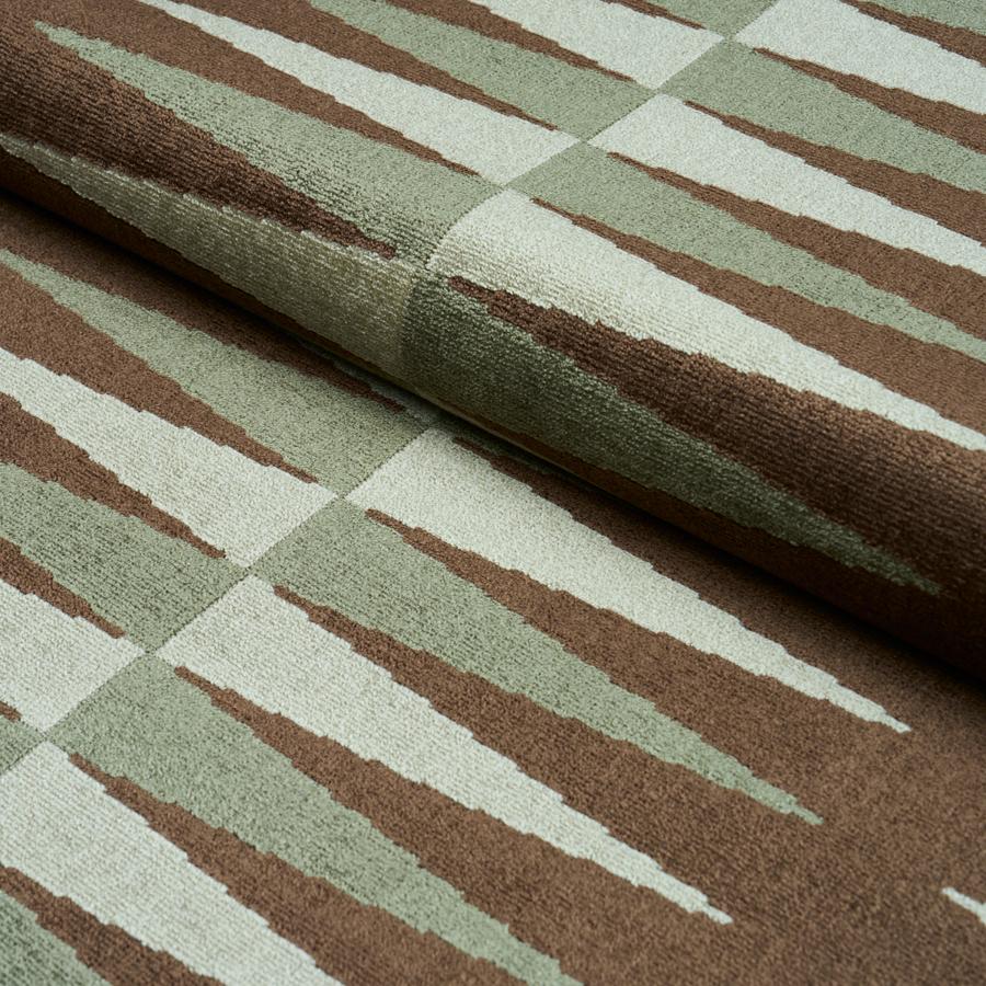 Purchase 83204 | Backgammon Cut Velvet, Verdure - Schumacher Fabric