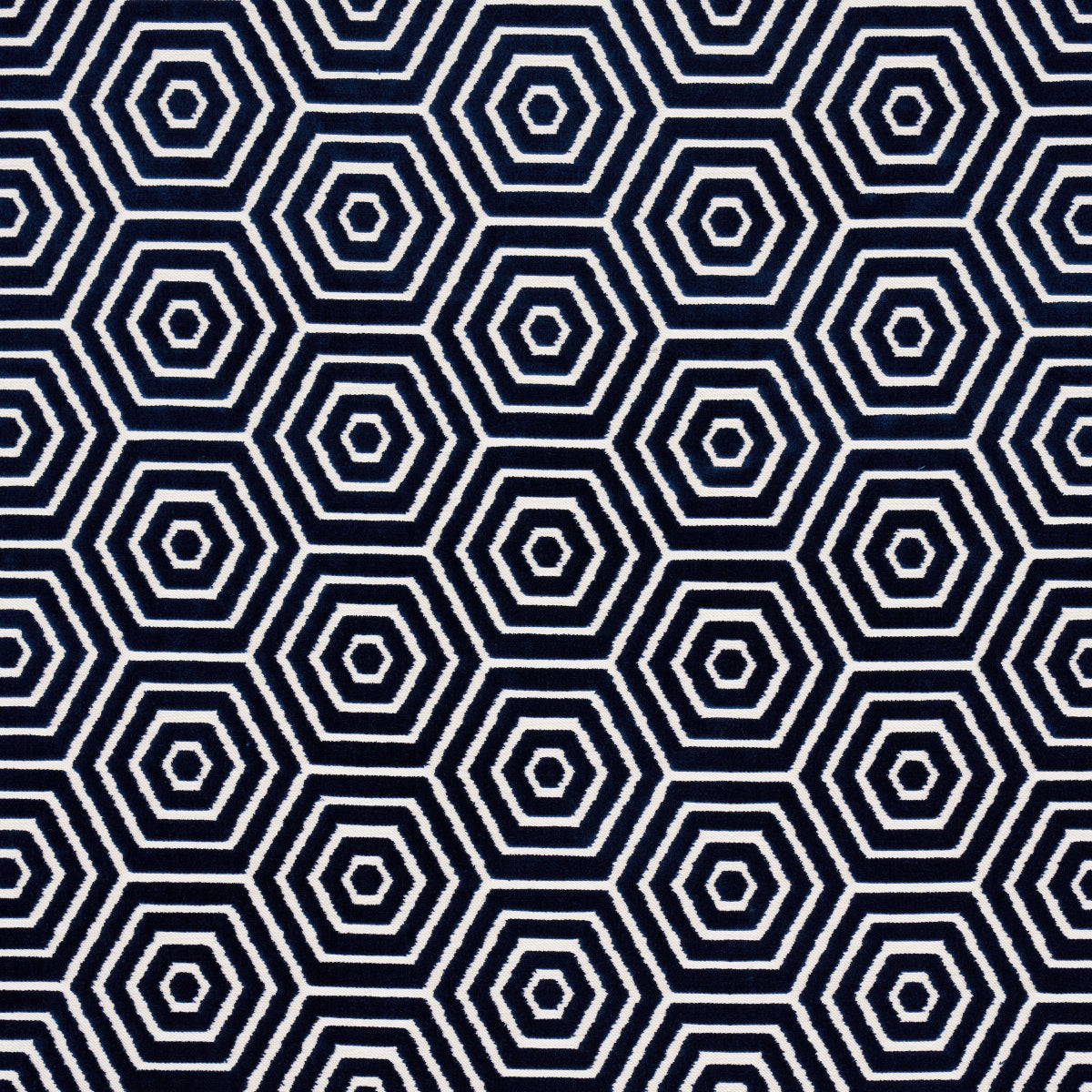 Purchase 83211 | Bees Knees Cut Velvet, Navy - Schumacher Fabric