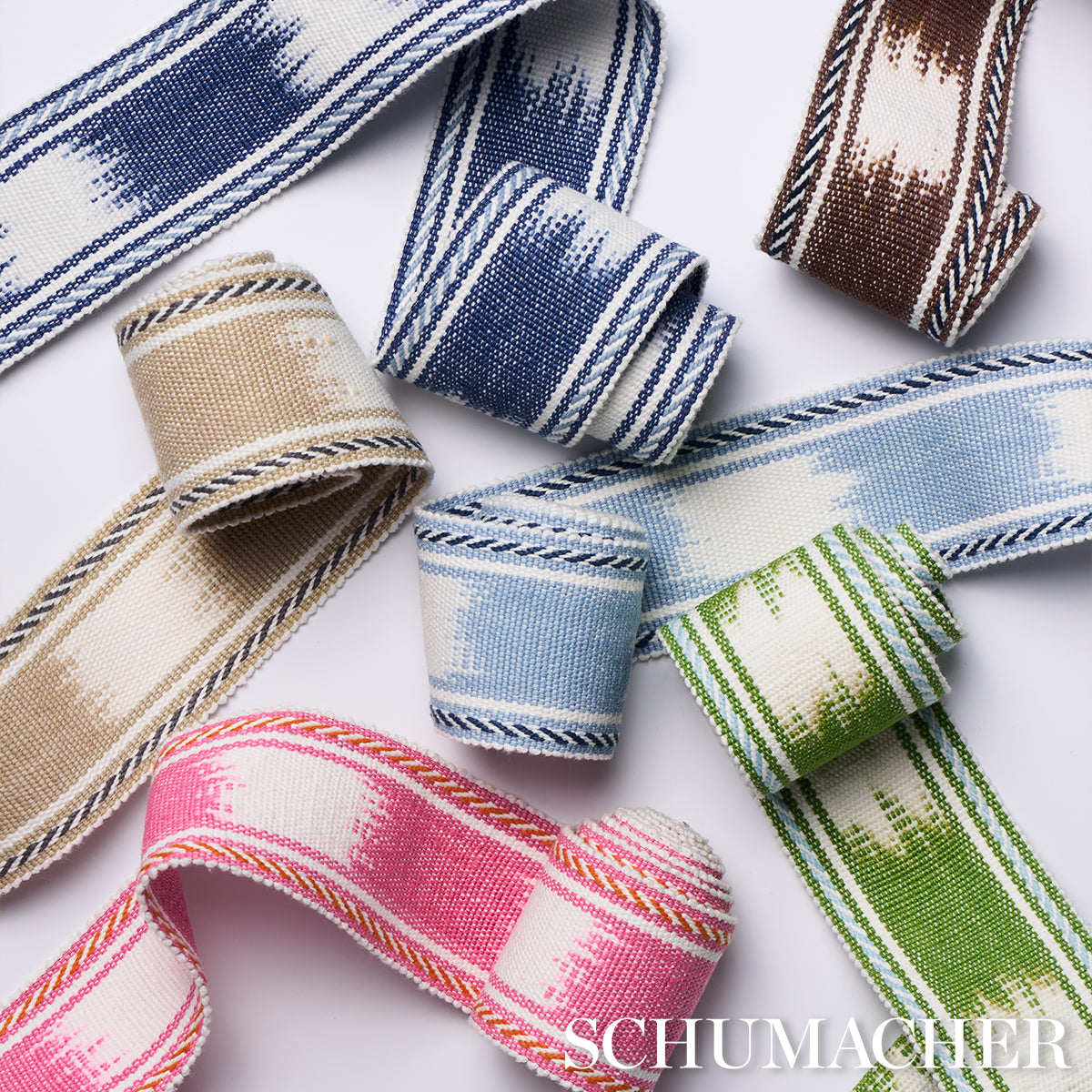 Purchase 83241 | Banyan Tape Narrow, Sky - Schumacher Trim
