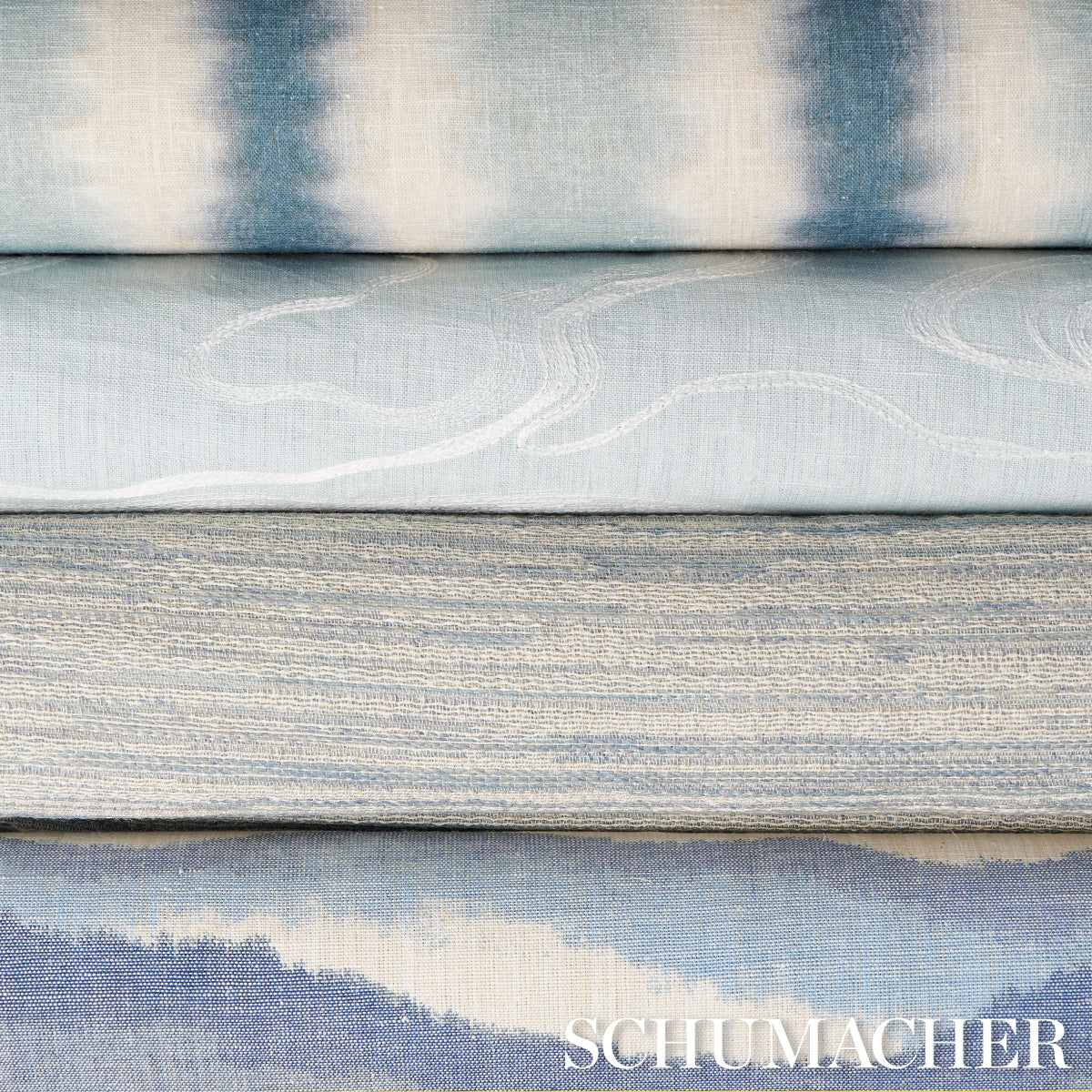 Purchase 83520 | Desert Wind Embroidery, Arctic - Schumacher Fabric