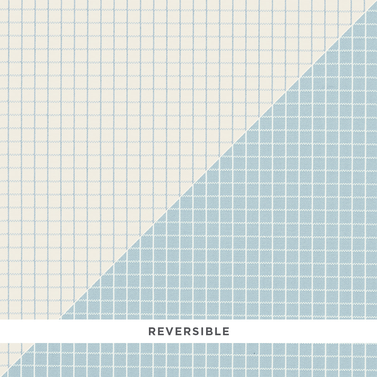 Purchase 83690 | Georgie Reversible Check, China Blue - Schumacher Fabric