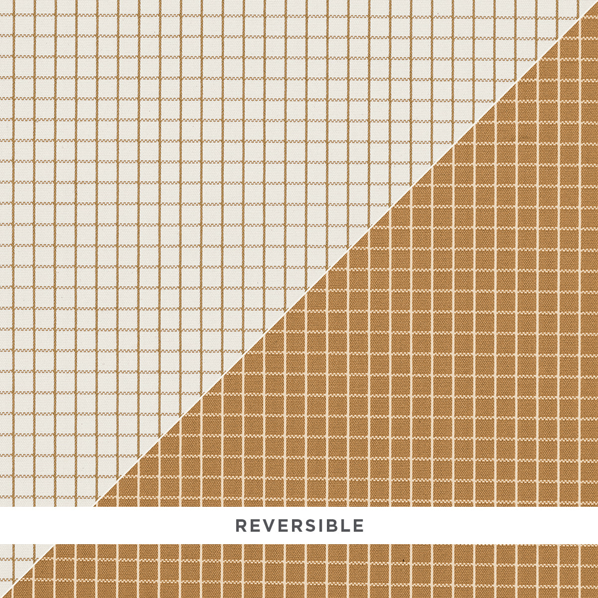 Purchase 83692 | Georgie Reversible Check, Neutral - Schumacher Fabric