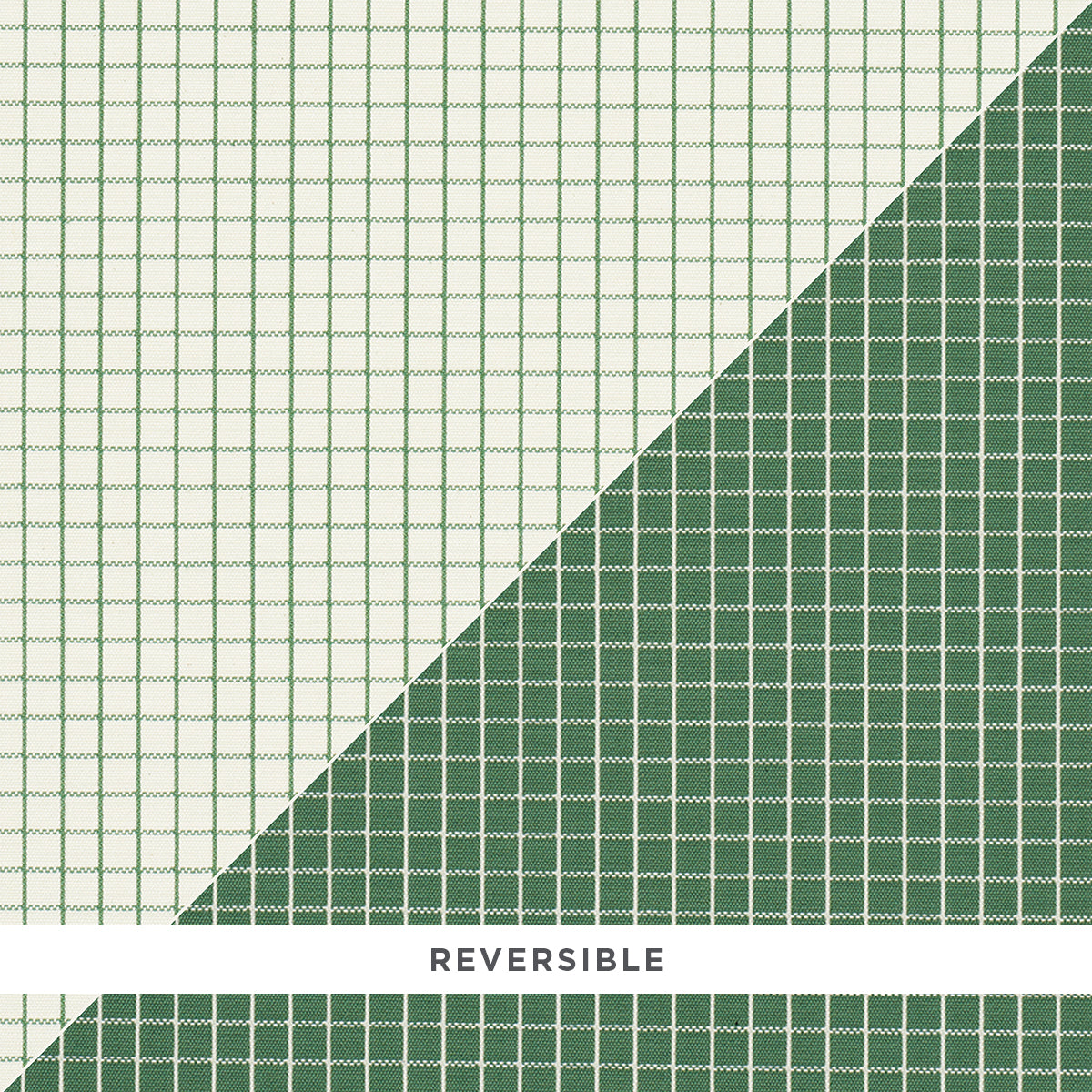 Purchase 83693 | Georgie Reversible Check, Emerald - Schumacher Fabric