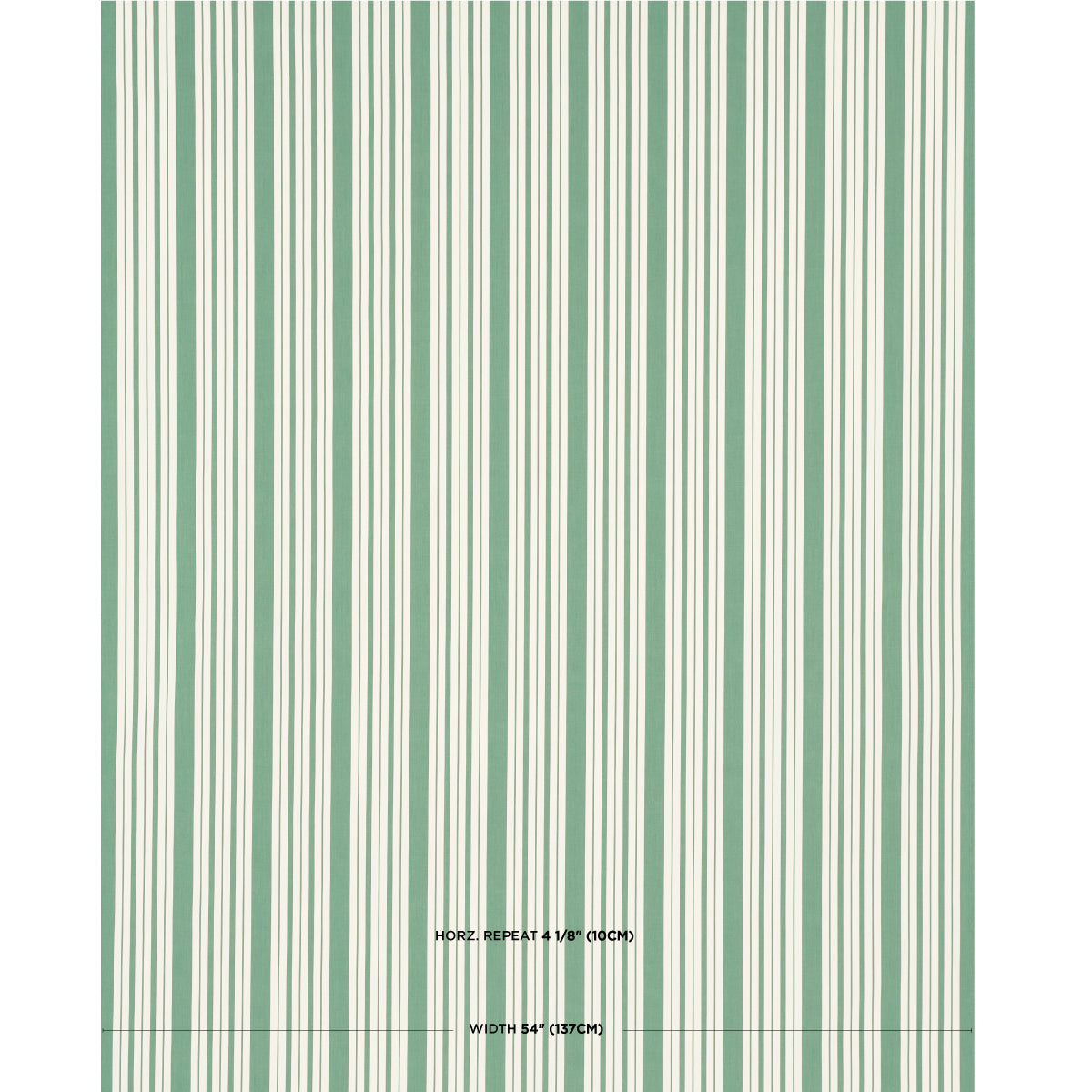 Purchase 83804 | Markie Stripe, Emerald - Schumacher Fabric