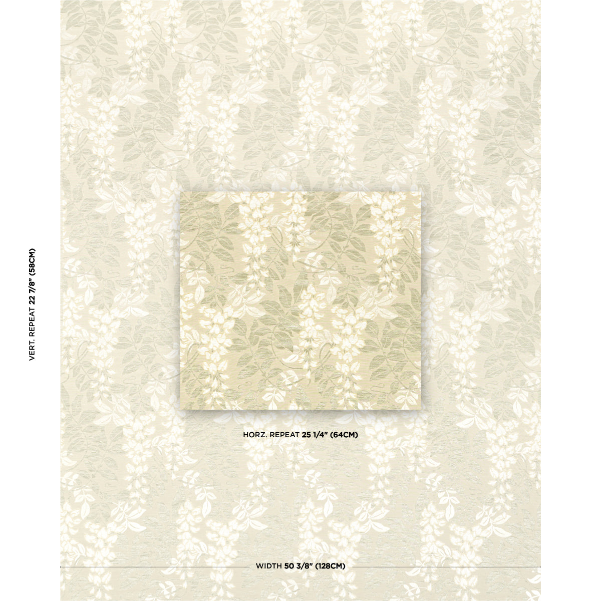 Purchase 83901 | Lucia Wisteria, Moss - Schumacher Fabric