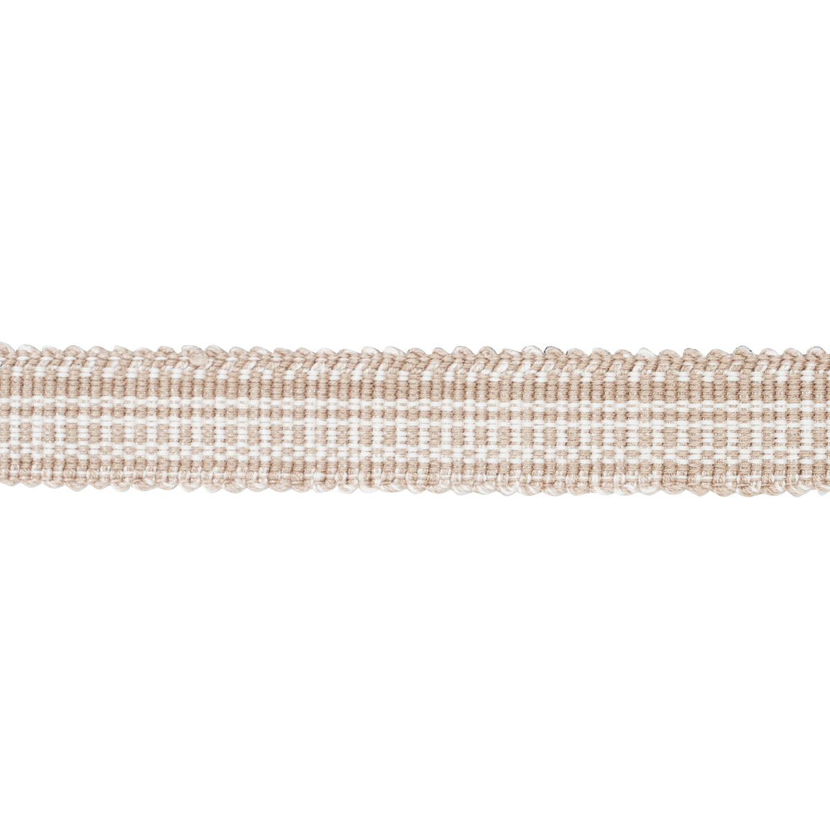 Purchase 83951 | Cotton Strie Tape Narrow, Sand - Schumacher Trim