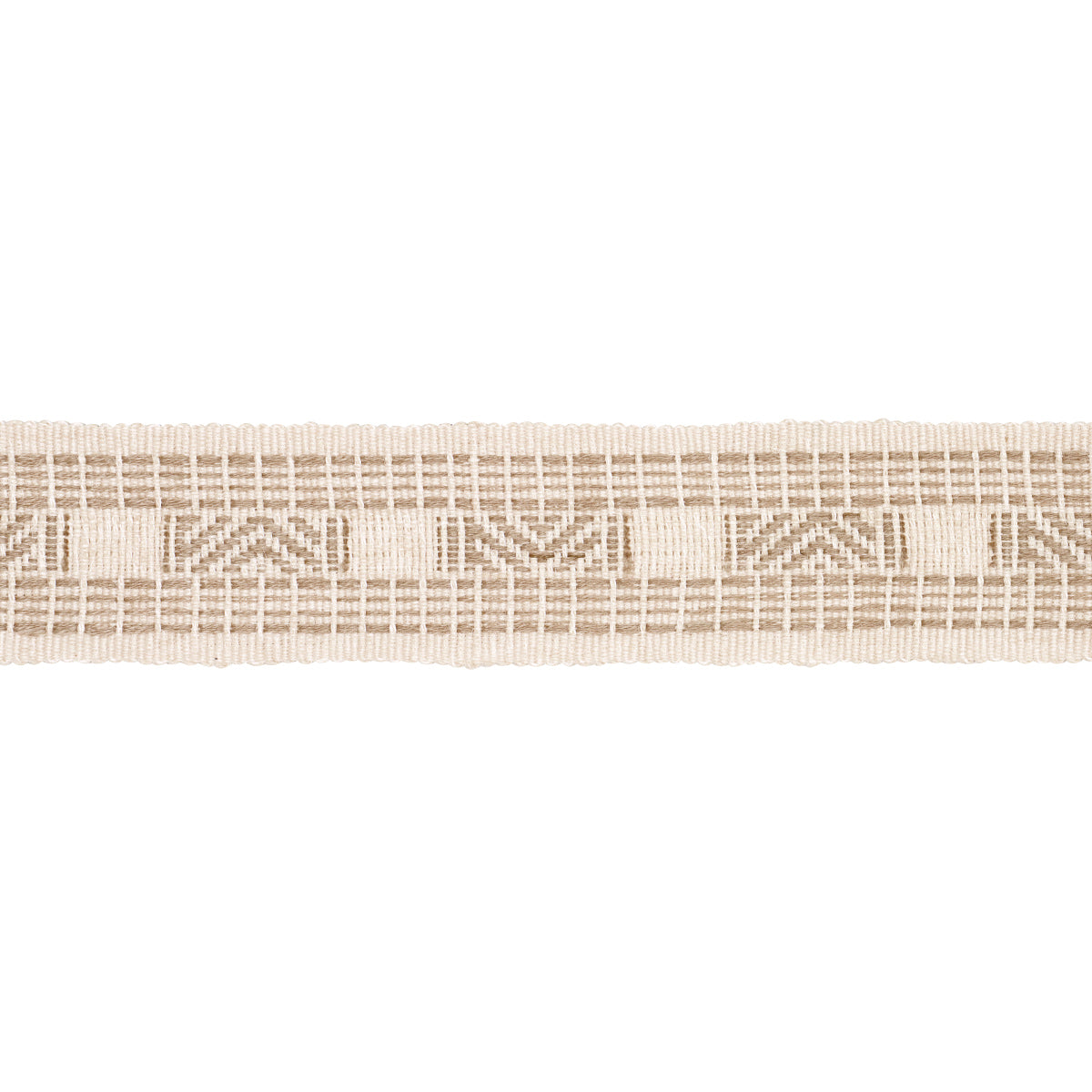 Purchase 83981 | Nael Linen Cotton Tape, Oyster - Schumacher Trim