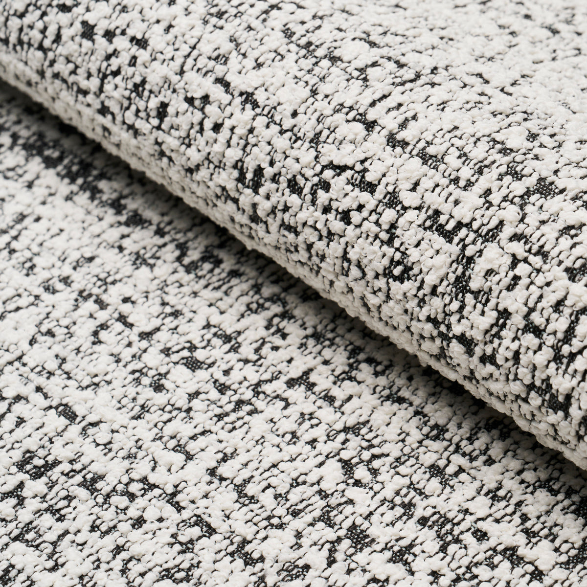 Purchase 84203 | Zuzu Indoor/Outdoor, White On Black - Schumacher Fabric