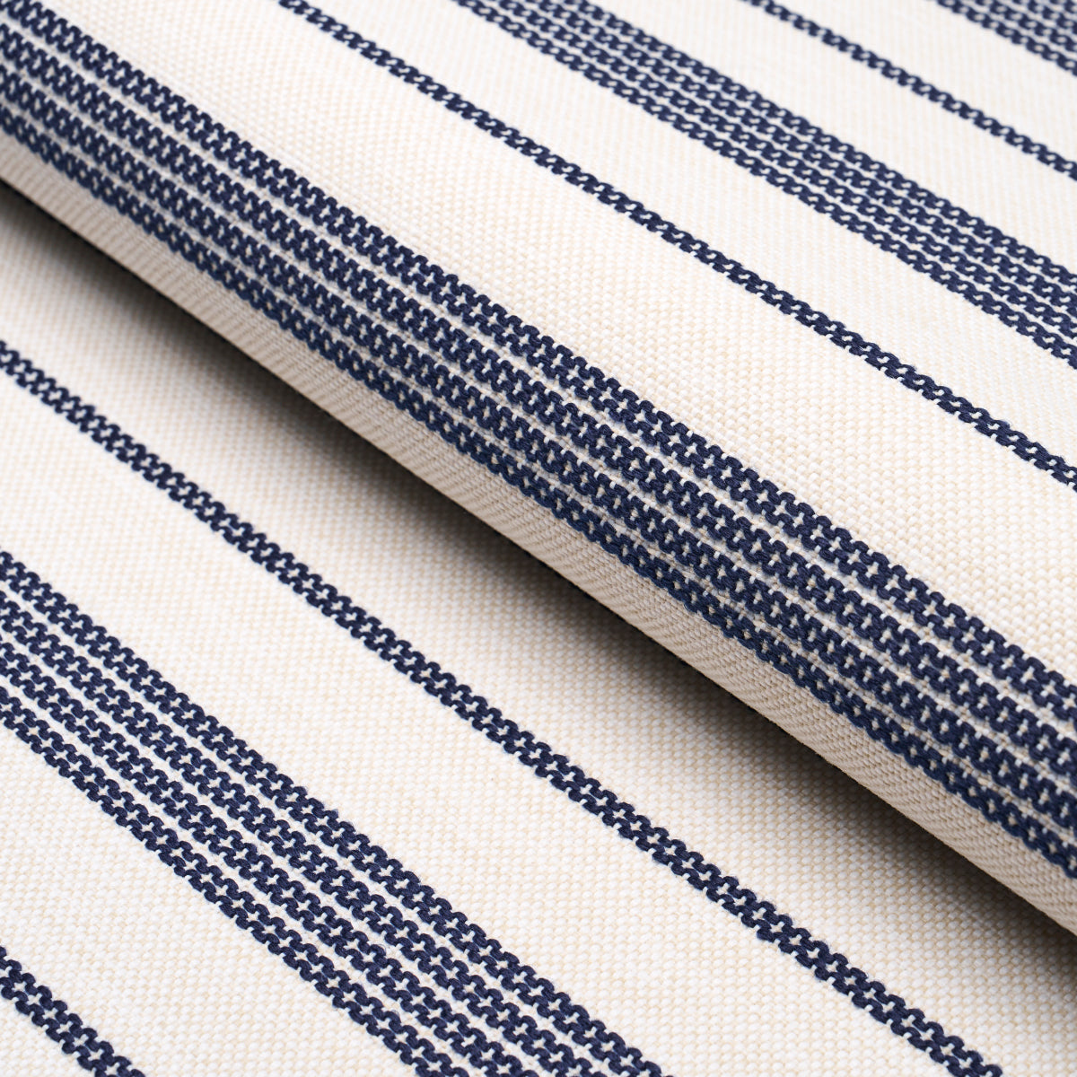 Purchase 84270 | Serra Mesa Indoor/Outdoor Stripe, Navy - Schumacher Fabric