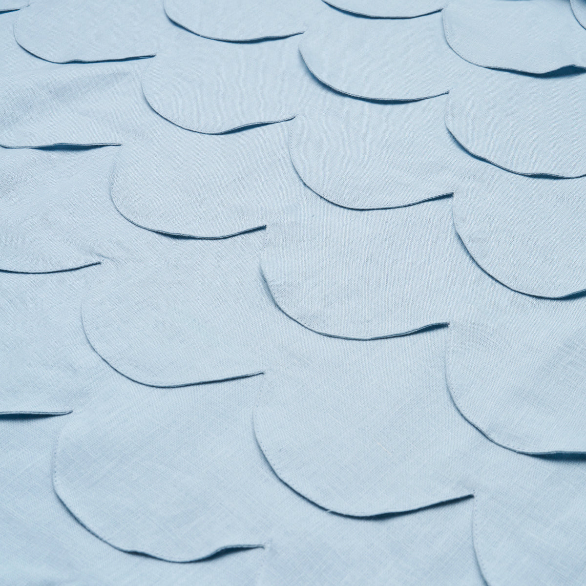 Purchase 84401 | Prep School Hand Pieced Scallop, Blue - Schumacher Fabric