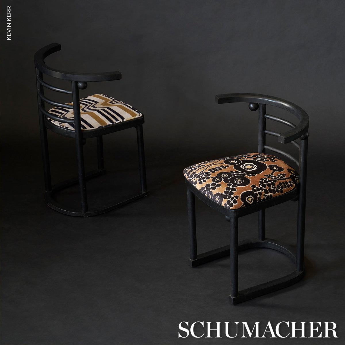 Purchase 84812 | Aldo Velvet, Mocha & Noir - Schumacher Fabric