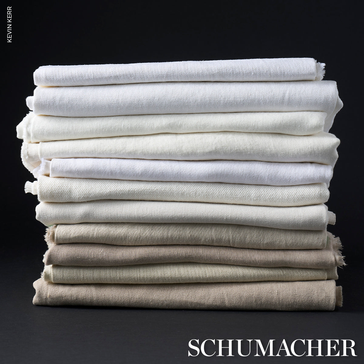 Purchase 84902 | Jumi Stonewashed Linen, White - Schumacher Fabric