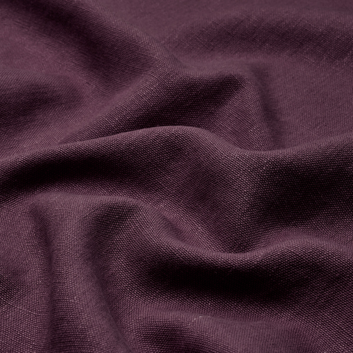 Purchase 84911 | Jumi Stonewashed Linen, Aubergine - Schumacher Fabric