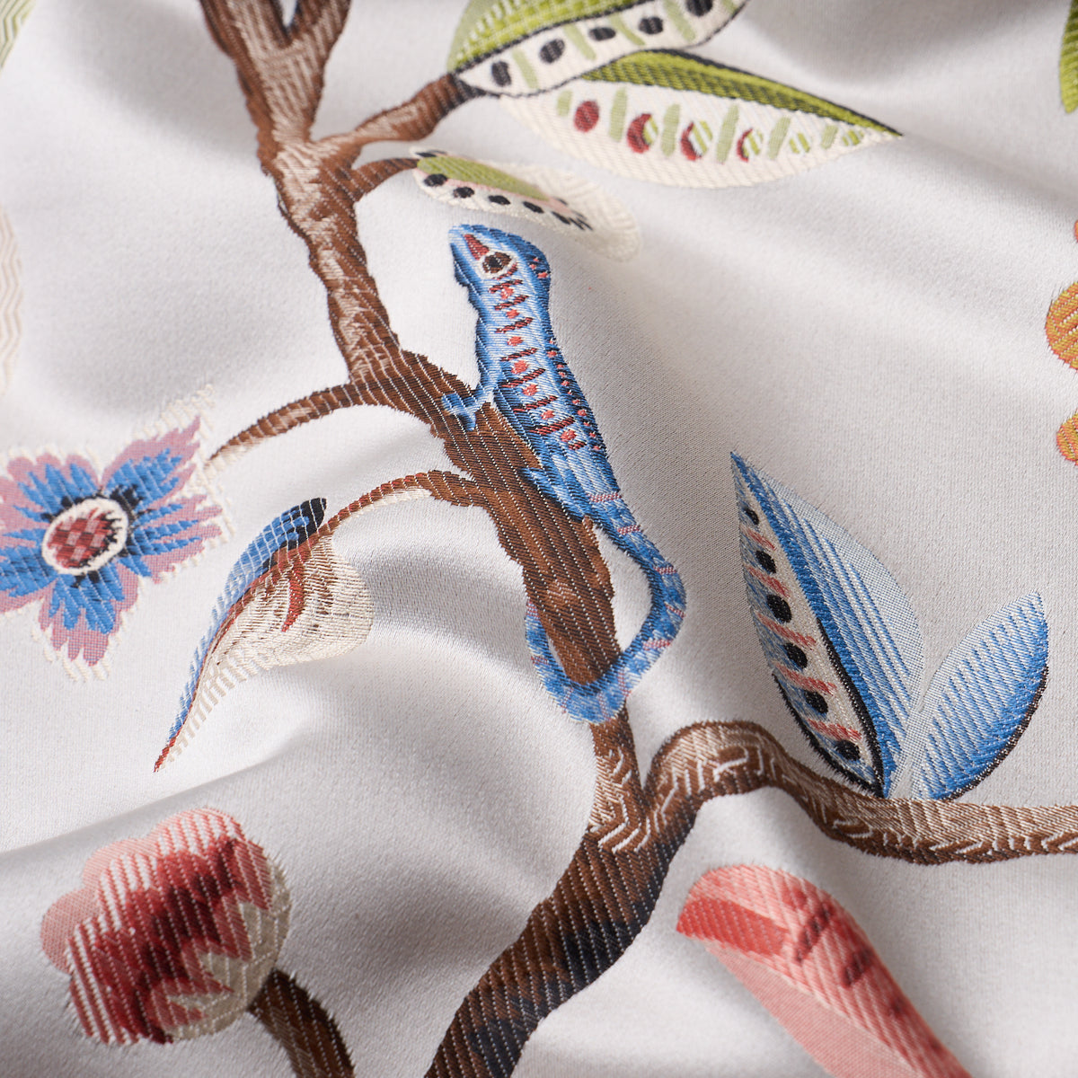 Purchase 85112 | Birds Of Paradise, Mist - Schumacher Fabric