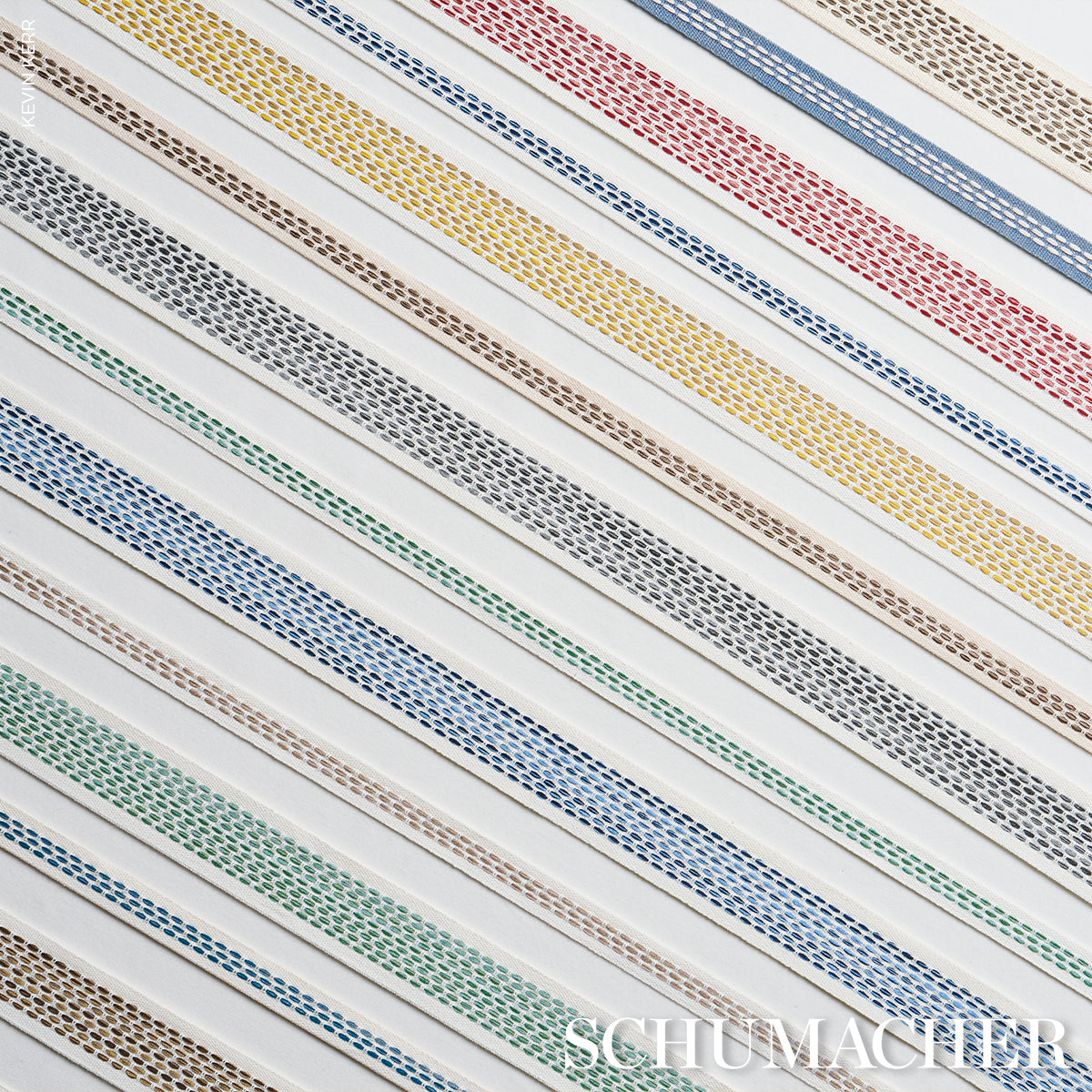 Purchase 85182 | Portola Tape Narrow Indoor/Outdoor, Green - Schumacher Trim