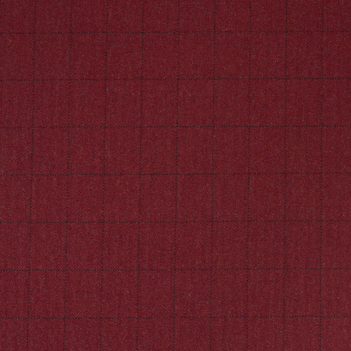 Purchase 85293 | Thompson Merino Windowpane, Scarlet - Schumacher Fabric