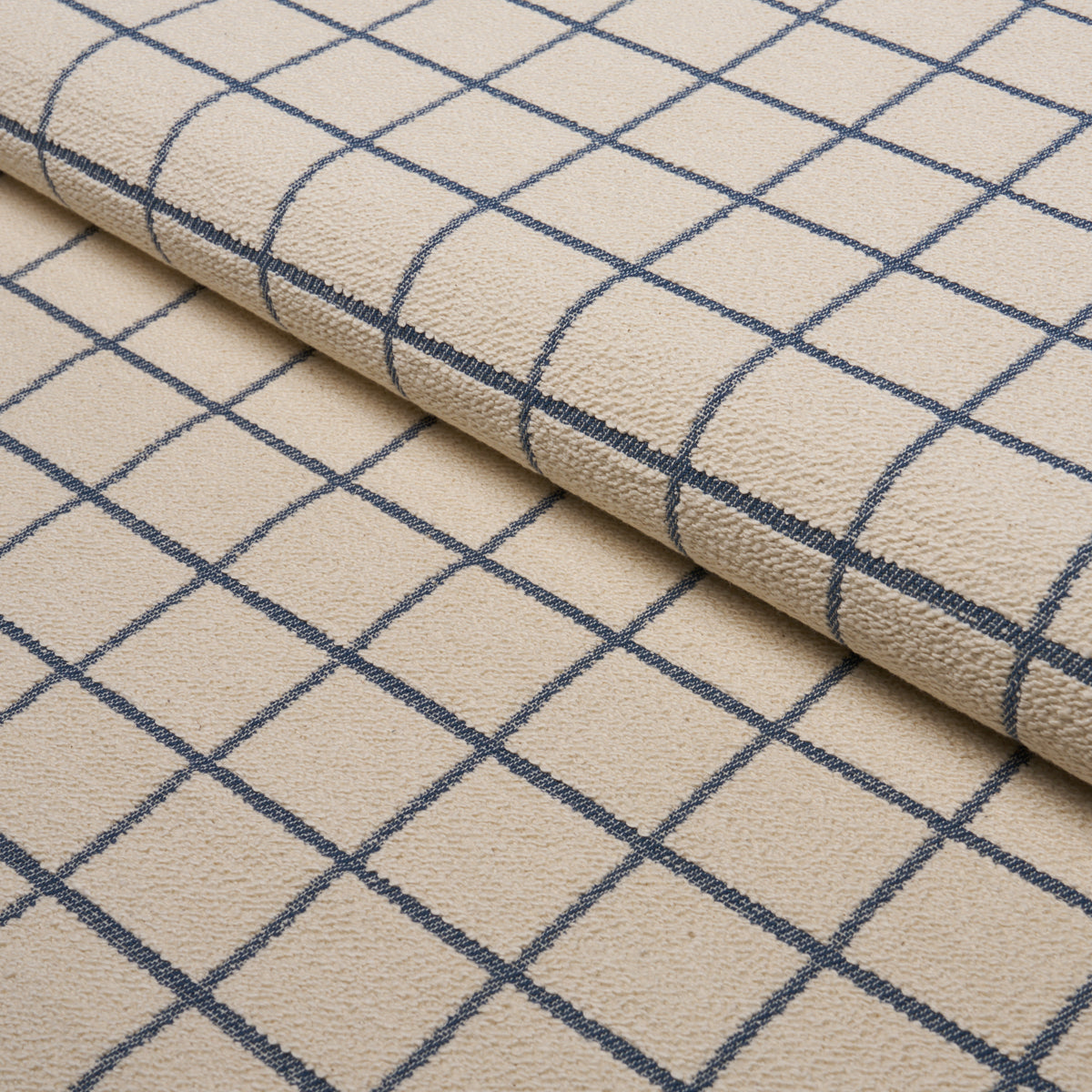 Purchase 85921 | Tucson Grid, Blue - Schumacher Fabric