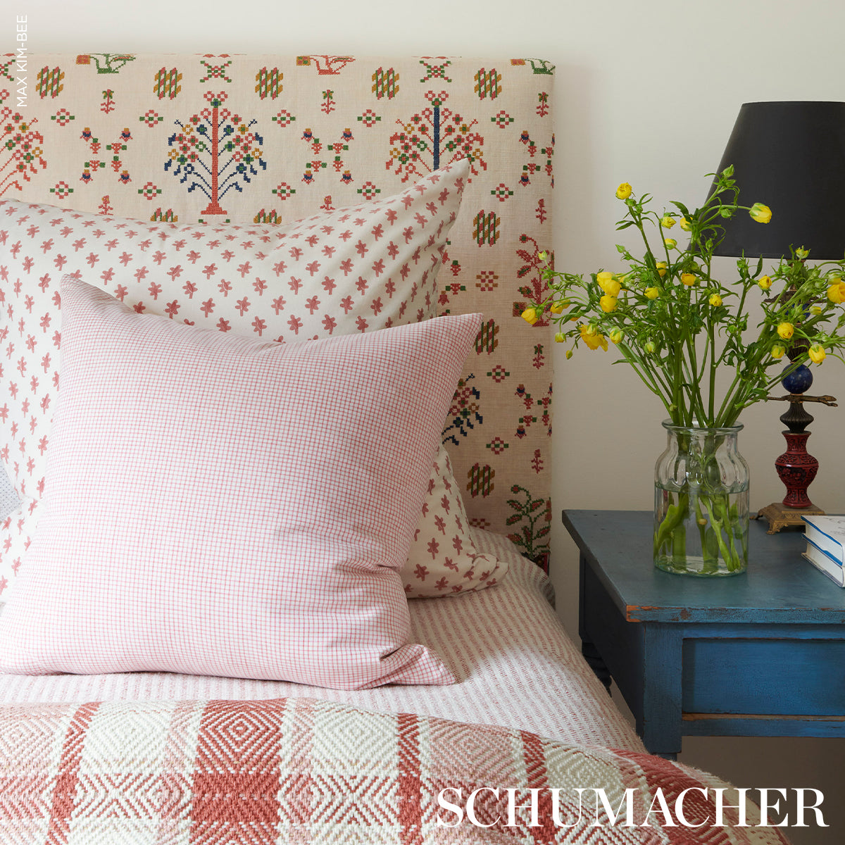 Purchase 85980 | Fairview Cross Stitch Embroidery, Multi - Schumacher Fabric