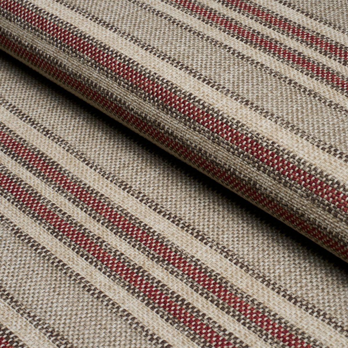 Purchase 86031 | Even Keel Outdoor Stripe, Rust - Schumacher Fabric